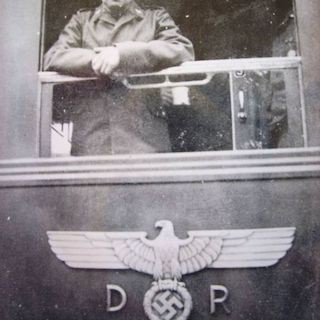 b2ap3_large_NS-Eagle ***A Super Rare Offering***A Very Rare Genuine WW2 Nazi Railway Eagle. - Armoury Antiques | Marlborough Antiques