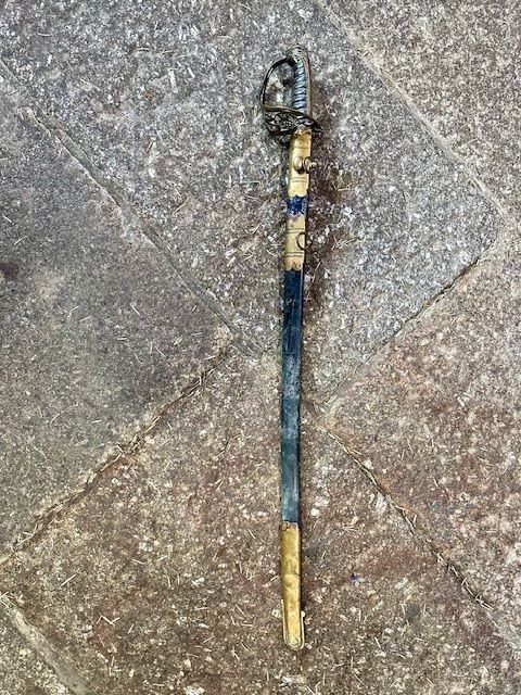 b2ap3_large_Armoury-Antiques-and-Militaria-1 ***New In***An Interesting English Victorian 1822 Pattern Sword with a Captured/ Gifted US Navy Sword Blade. - Armoury Antiques | Marlborough Antiques