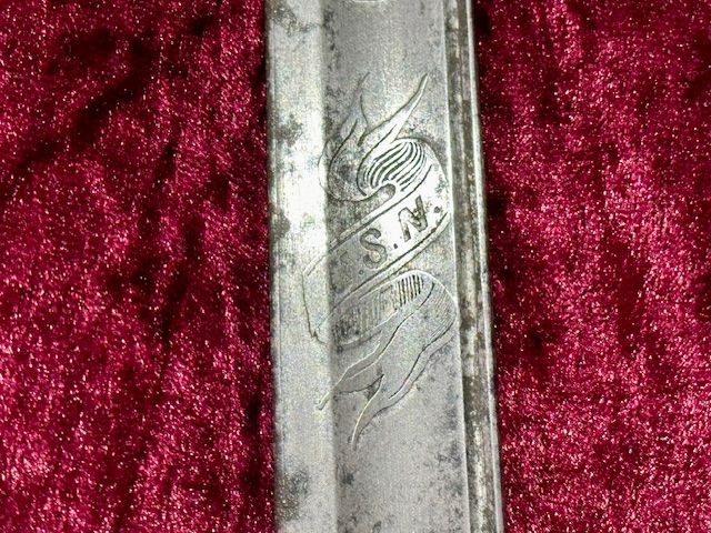 b2ap3_large_Armoury-Antiques-and-Militaria-12 ***New In***An Interesting English Victorian 1822 Pattern Sword with a Captured/ Gifted US Navy Sword Blade. - Armoury Antiques | Marlborough Antiques