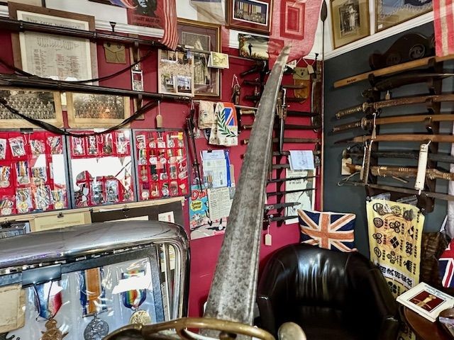 b2ap3_large_Armoury-Antiques-and-Militaria-15 ***New In***An Interesting English Victorian 1822 Pattern Sword with a Captured/ Gifted US Navy Sword Blade. - Armoury Antiques | Marlborough Antiques