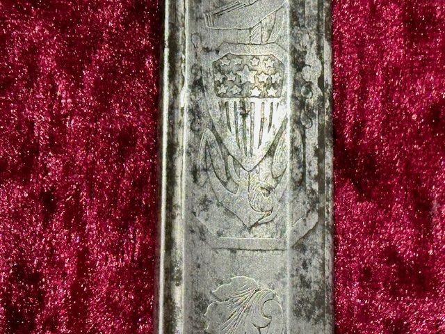 b2ap3_large_Armoury-Antiques-and-Militaria-9 ***New In***An Interesting English Victorian 1822 Pattern Sword with a Captured/ Gifted US Navy Sword Blade. - Armoury Antiques | Marlborough Antiques