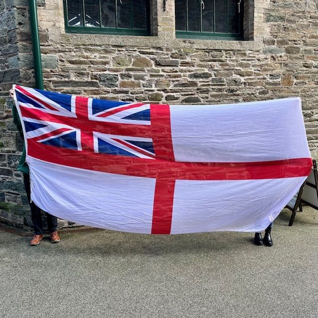 b2ap3_large_Royal-Navy-Ensign-2 ***New In***HMS Ark Royal Ensigns. - Armoury Antiques | Marlborough Antiques