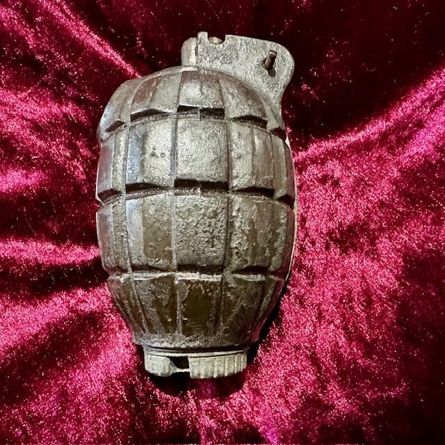 b2ap3_large_IMG_2977 ***NOW SOLD***Mills Grenade No. 36M MK1 J P & S LTD (6/37) Grenade (Inert). - Armoury Antiques | Marlborough Antiques