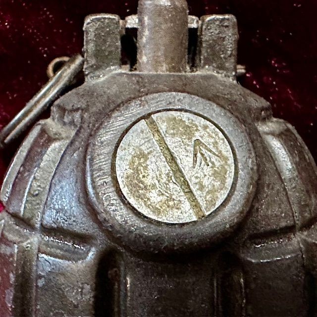 b2ap3_large_IMG_2980 ***NOW SOLD***Mills Grenade No. 36M MK1 J P & S LTD (6/37) Grenade (Inert). - Armoury Antiques | Marlborough Antiques