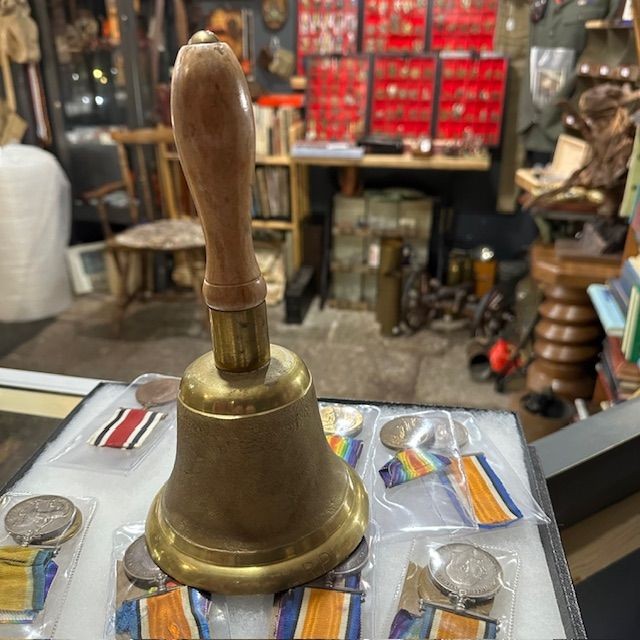 b2ap3_large_WW2-ARP-Bell-1 ***New In*** WW2 ARP Hand Bell by G&J and Dated 1939. - Armoury Antiques | Marlborough Antiques