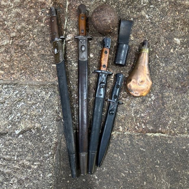 b2ap3_large_Armoury-Antique-and-Militaria-New-In-Bayonet-2 ***New In***Small Collection of Bayonets, a Cannon Ball and Powder Flask. - Armoury Antiques | Marlborough Antiques
