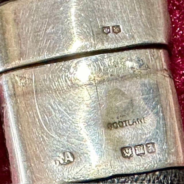 b2ap3_large_Armoury-Antiques-and-Militaria-Skean-Dhu-4 ***New In***A Civilian Wear c1950 Sgian Dubh with Solid Silver Mounts Previously Owned by 'Captain 'J. M. Davidson - 3rd Battalion Cameron Highlanders'. - Armoury Antiques | Marlborough Antiques