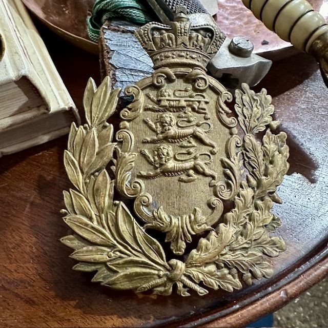 b2ap3_large_Victorian-Duke-of-Lancasters-Own-Yeomanry-Cavalry-Other-Ranks-Helmet-Plate-1 ***New In***Victorian Duke of Lancasters' Own Yeomanry Cavalry Other Ranks Helmet Plate. - Armoury Antiques | Marlborough Antiques