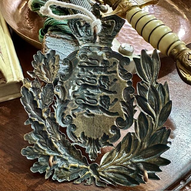 b2ap3_large_Victorian-Duke-of-Lancasters-Own-Yeomanry-Cavalry-Other-Ranks-Helmet-Plate-2 ***New In***Victorian Duke of Lancasters' Own Yeomanry Cavalry Other Ranks Helmet Plate. - Armoury Antiques | Marlborough Antiques