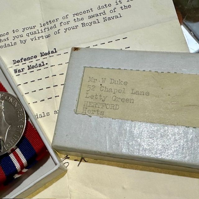 b2ap3_large_WW2-Medal-Grouping-3 ***New In***WW2 Naval Named Medal Grouping and Ephemera. - Armoury Antiques | Marlborough Antiques