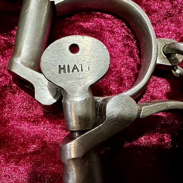 b2ap3_large_Hiatt-Hand-Cuffs-4 ***New In***Hiatt Hand Cuffs. - Armoury Antiques | Marlborough Antiques