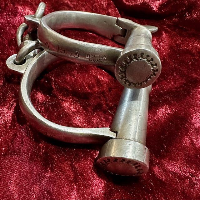 b2ap3_large_Hiatt-Hand-Cuffs-5 ***New In***Hiatt Hand Cuffs. - Armoury Antiques | Marlborough Antiques