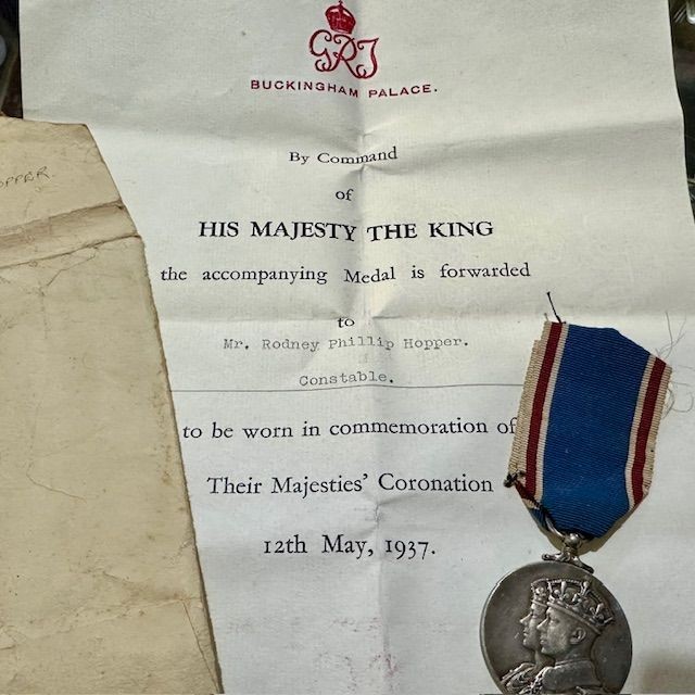 b2ap3_large_GVI-1937-Coronation-Medal-3 ***New In***GRVI 1937 Police Issue Coronation Medal and Ephemera. - Armoury Antiques | Marlborough Antiques