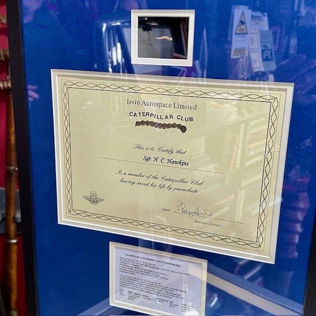 b2ap3_large_Caterpillar-Club-Group-3 ***Very Rare Caterpillar Club Group Framed and Ready for One of Our Valued Clients*** - Armoury Antiques | Marlborough Antiques