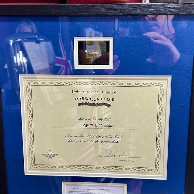 b2ap3_large_Caterpillar-Club-Group-5 ***Very Rare Caterpillar Club Group Framed and Ready for One of Our Valued Clients*** - Armoury Antiques | Marlborough Antiques