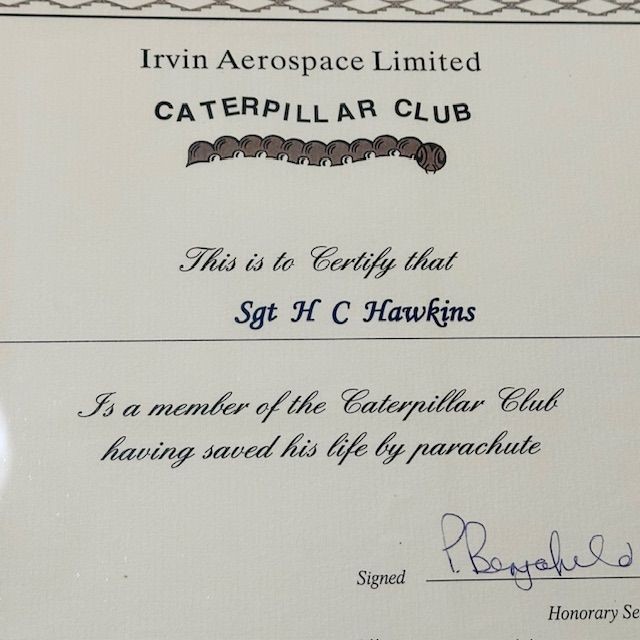 b2ap3_large_Caterpillar-Club-Group-8 ***Very Rare Caterpillar Club Group Framed and Ready for One of Our Valued Clients*** - Armoury Antiques | Marlborough Antiques