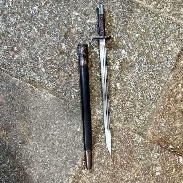 b2ap3_large_1907-Mk1-Hooked-Quillon-Bayonet-9 ***New In***Rare ERVII British 1907 Hooked Quillon Bayonet by Sanderson. - Armoury Antiques | Marlborough Antiques