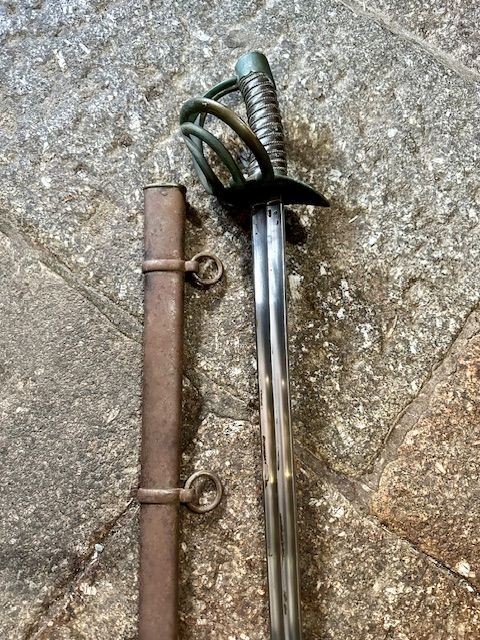 b2ap3_large_French-Cavalry-Sword-1 ***NOW SOLD***Antique French Cavalry Sword and Scabbard. - Armoury Antiques | Marlborough Antiques