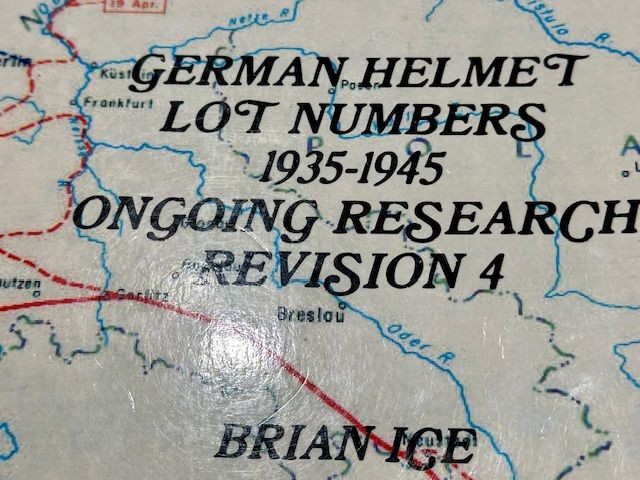 b2ap3_large_M35-Helmet-2 ***NOW SOLD***WW2 German M35 '1939' Dated, Maker Marked and Named Single Decal Helmet. - Armoury Antiques | Marlborough Antiques