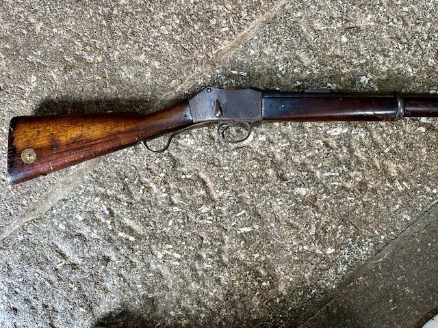 b2ap3_large_Martini-Henry-Carbine-1 ***New In***c1886 Donegal Royal Artillery Battle of Omdurman/ Boer War Period Short Lever Martini- Henry Artillery Carbine with Bayonet and Scabbard. - Armoury Antiques | Marlborough Antiques