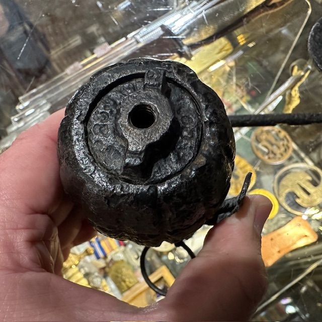 b2ap3_large_IMG_3803 ***NOW SOLD***WW1 MK2 No.23 Mills Grenade (De-Activated). - Armoury Antiques | Marlborough Antiques