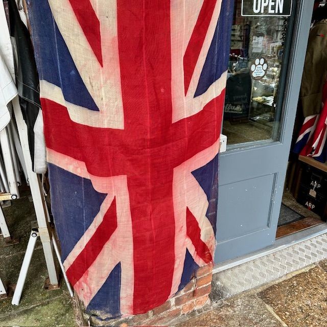 b2ap3_large_Large-WW2-Union-Jack-Flag-2 ***NOW SOLD***Large WW2 Period Union Jack Flag. - Armoury Antiques | Marlborough Antiques