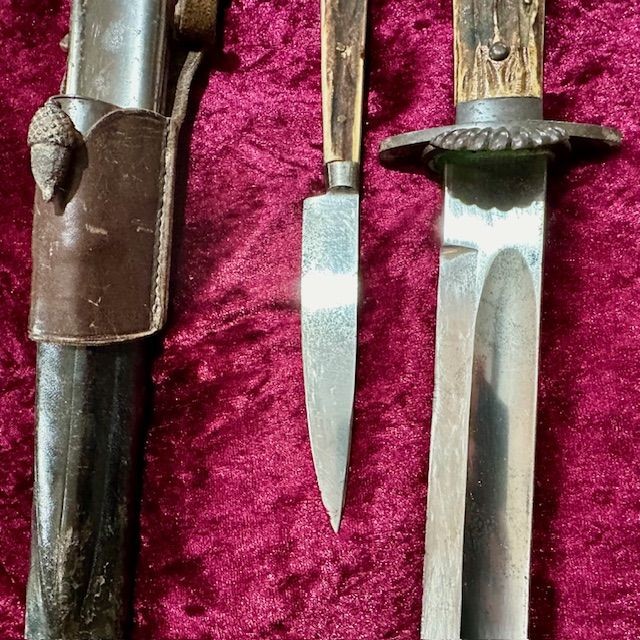 b2ap3_large_German-Hunting-Hanger-5 ***New In**Antique German Hunting Hanger by 'Carl Eickhorn' (Pre 1906). - Armoury Antiques | Marlborough Antiques