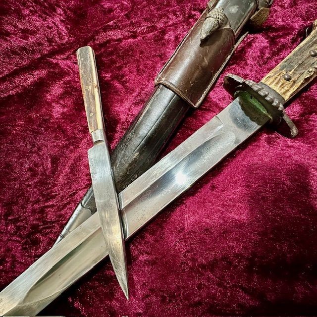 b2ap3_large_German-Hunting-Hanger-7 ***New In**Antique German Hunting Hanger by 'Carl Eickhorn' (Pre 1906). - Armoury Antiques | Marlborough Antiques