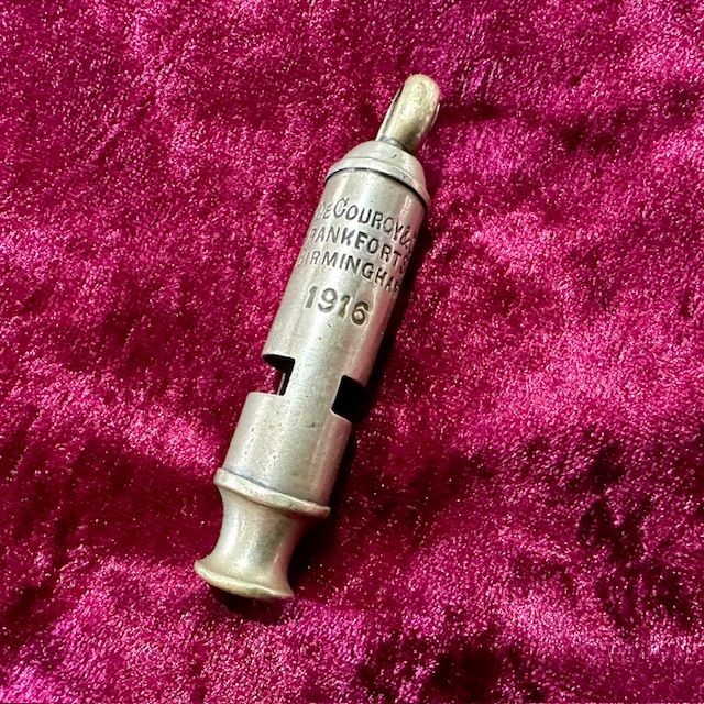 b2ap3_large_WW1-1916-Trench-2 ***New In***A Rare WW1 British '1916' Dated and Maker Marked Trench Whistle. - Armoury Antiques | Marlborough Antiques