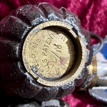 b2ap3_large_WW1-Mills-Grenade-1 ***NOW ALL SOLD***Rare WW1 German and British Grenades. - Armoury Antiques | Marlborough Antiques