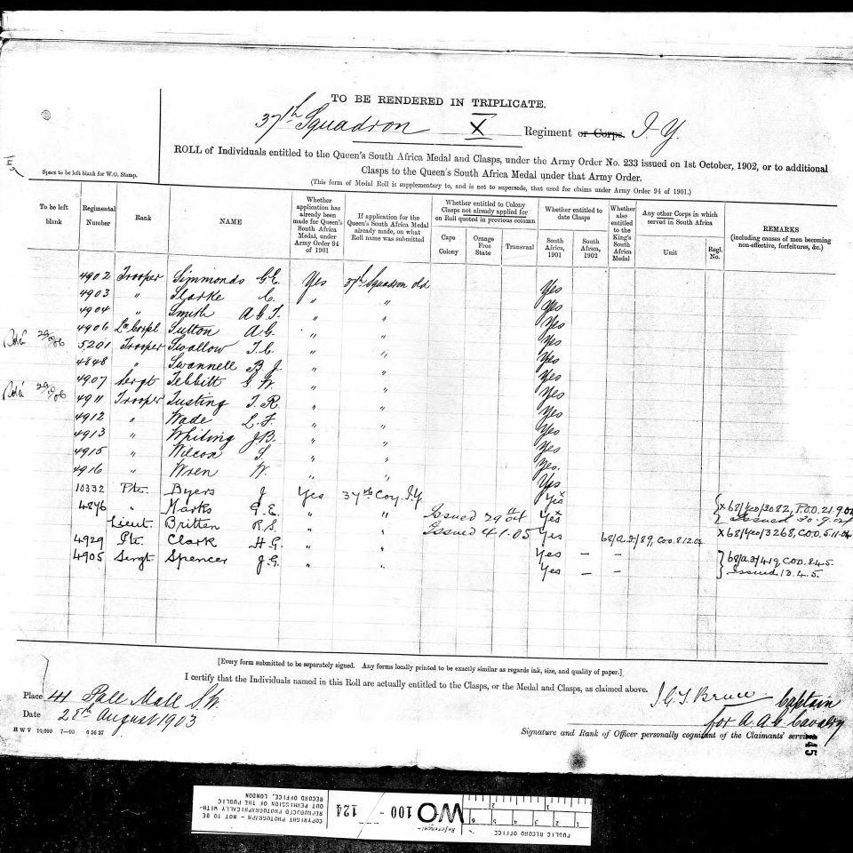 b2ap3_large_QSA-Tusting ***New In***Boer War (1899-1902) Queens South Africa Medal (QSA). - Armoury Antiques | Marlborough Antiques