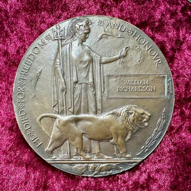 b2ap3_large_WW1-Death-Plaque ***New In***WW1 Death Plaque with Research. - Armoury Antiques | Marlborough Antiques