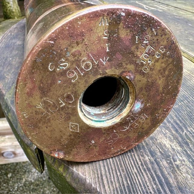 b2ap3_large_WW1-British-Complete-Shell-with-Type-80-Fuse-6 ***NOW SOLD***WW1 Inert British Complete Shell with Type 80 Timed Fuse. - Armoury Antiques | Marlborough Antiques