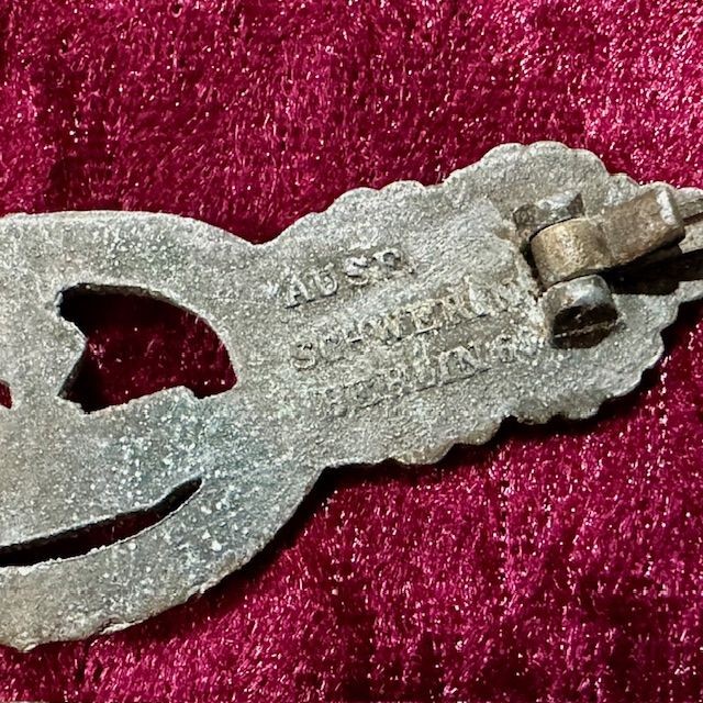 b2ap3_large_WW2-German-U-Boat-Clasp-in-Silver-4 ***NOW SOLD***A Rare WW2 German U-Boat Clasp in Silver. - Armoury Antiques | Marlborough Antiques