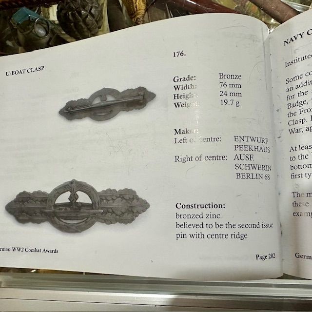 b2ap3_large_WW2-German-U-Boat-Clasp-in-Silver-7 ***NOW SOLD***A Rare WW2 German U-Boat Clasp in Silver. - Armoury Antiques | Marlborough Antiques