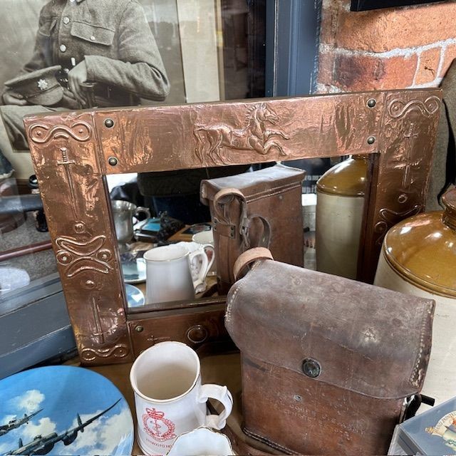 b2ap3_large_Arts-and-Crafts-Mirror ***New In***c1900 Copper Repouss&eacute; Arts and Crafts Mirror. - Armoury Antiques | Marlborough Antiques