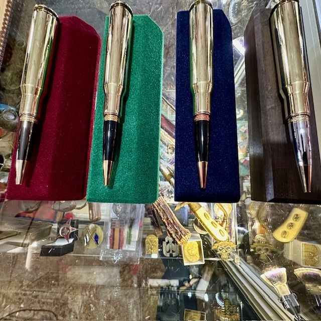 b2ap3_large_50-Calibre-Pens-3 ***New In***New Line of British Veteran Hand Made 50 Calibre Fountain Pens Beautifully Made. - Armoury Antiques | Marlborough Antiques
