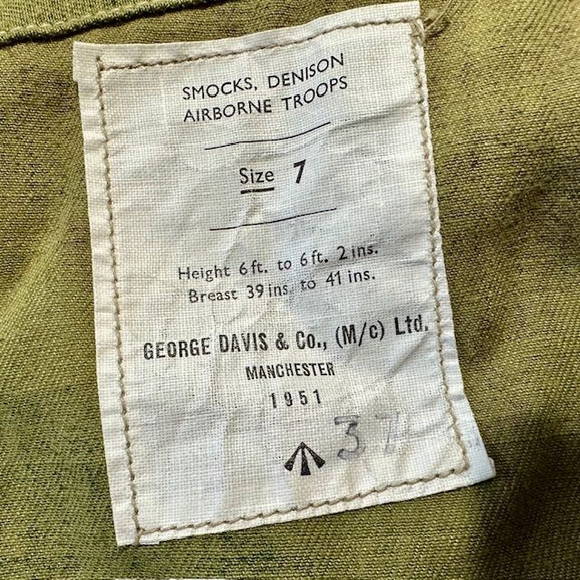 b2ap3_large_Para-Smock-6 ***New In***Superb 1951 Dated Para Smock WD Marked and Dated. - Armoury Antiques | Marlborough Antiques