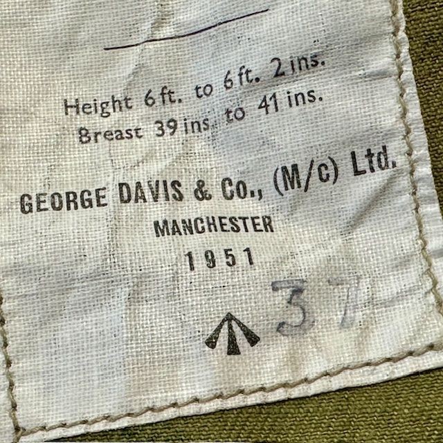 b2ap3_large_Para-Smock-7 ***New In***Superb 1951 Dated Para Smock WD Marked and Dated. - Armoury Antiques | Marlborough Antiques