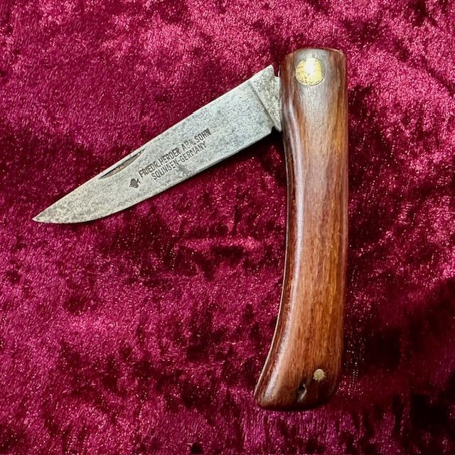 b2ap3_large_WW1-German-Folding-Knife-1 ***New In***WW1 c1915 German Folding Knife by&nbsp;'FRIEDR.HERDER. ABR. SOHN SOLINGEN-GERMANY'. - Armoury Antiques | Marlborough Antiques