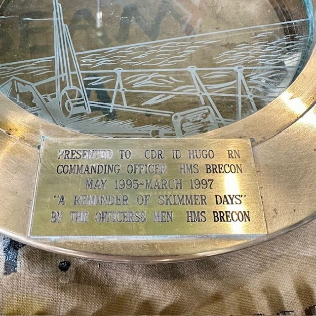 b2ap3_large_Porthole-HMS-Brecon-2 ***New In***Presentation Porthole from HMS Brecon. - Armoury Antiques | Marlborough Antiques