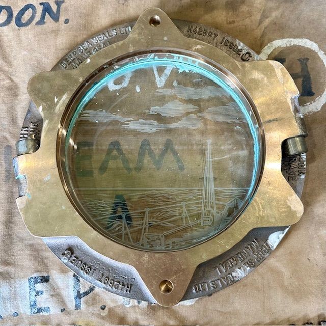 b2ap3_large_Porthole-HMS-Brecon-3 ***New In***Presentation Porthole from HMS Brecon. - Armoury Antiques | Marlborough Antiques