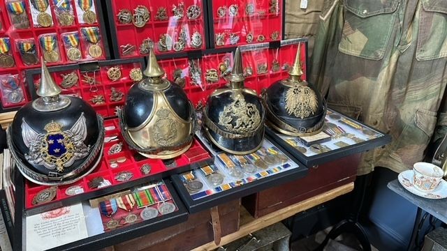 b2ap3_large_Pickelhaube-Helmets ***New In***Superb Selection of Original Pickelhaube Helmets. - Armoury Antiques | Marlborough Antiques