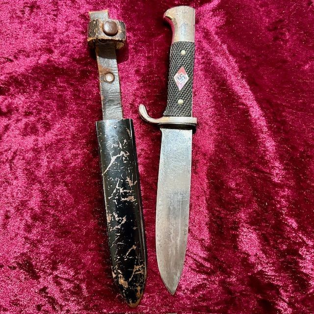 b2ap3_large_Hitler-Youth-Dagger-4 ***NOW SOLD***Early 1938 'Blut und Ehre' Etched Hitler Youth (HJ) Dagger by Rare Maker. - Armoury Antiques | Marlborough Antiques