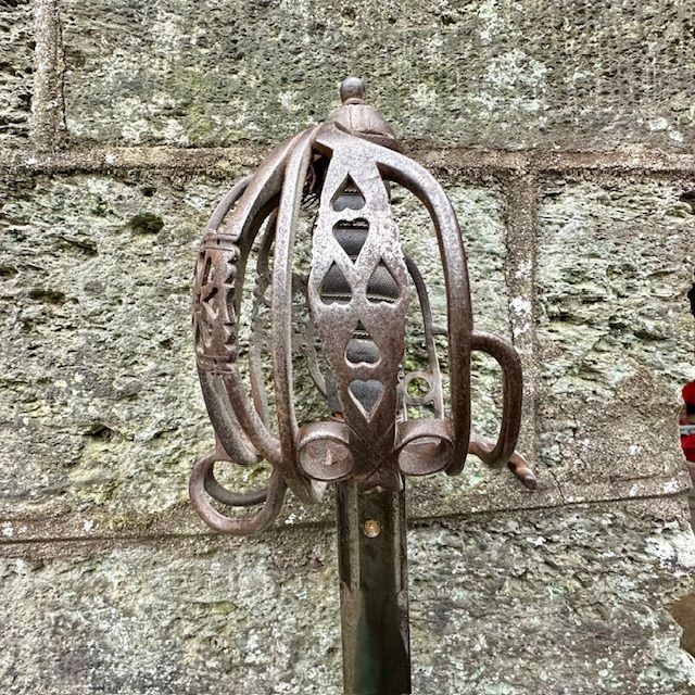 b2ap3_large_Victorian-Crimean-War-Scottish-Basket-Hilted-Broadsword- ***New In***Antique Victorian Crimean/ WW1 War Scottish Basket Hilted Swords - One marked 'Chavasse'. Possibly owned by Double VC Winner  'Noel Godfrey Chavasse' - Currently being Researched... - Armoury Antiques | Marlborough Antiques