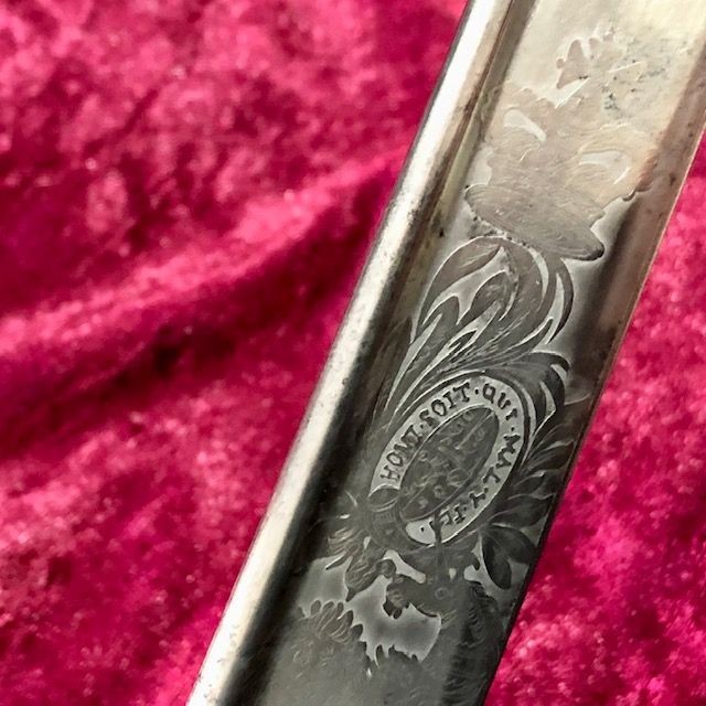 b2ap3_large_1827-Naval-Sword-16 ***NOW SOLD***A Scarce 1827 Pattern Royal Navy Officers Pipe-Backed Quill Pointed Sword Dating from the Early Reign of Queen Victoria (1837-1901). - Armoury Antiques | Marlborough Antiques