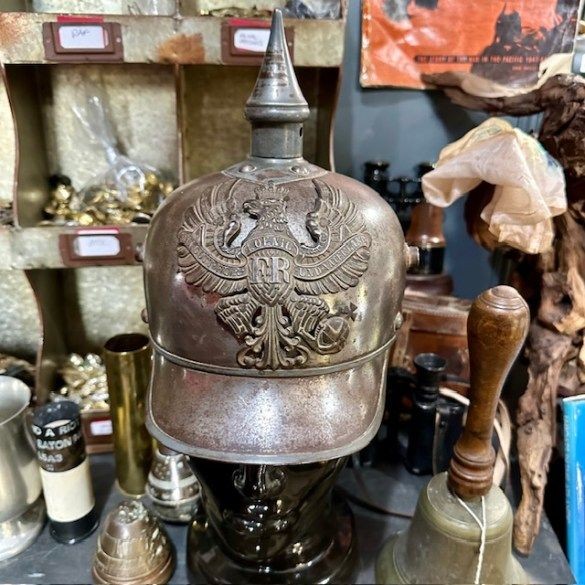 b2ap3_large_German-Pickelhaub-5_585x585 ***New In***A Superb WW1 German M1915 Lobster Tail Cuirassier Helmet. - Armoury Antiques | Marlborough Antiques