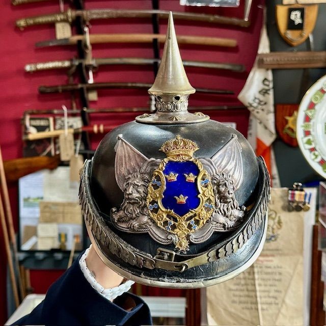 b2ap3_large_Swiss-Officers-Helmet-1 ***Some Superb Antique German and Swedish Helmets*** - Armoury Antiques | Marlborough Antiques