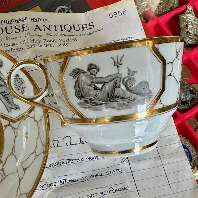 b2ap3_large_Georgian-Cup-and-Saucer-1 ***New In***A Very Rare and Beautiful c1807-1813 Georgian Gilded Cup and Saucer. - Armoury Antiques | Marlborough Antiques