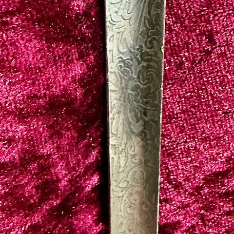 b2ap3_large_Victorian-Steel-Hilted-Court-Sword-5 ***New In***Antique Victorian Steel Hilted Etched Bladed Court Sword. - Armoury Antiques | Marlborough Antiques